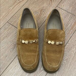 HP women’s/mens Tan Suede Slip-On Loafers